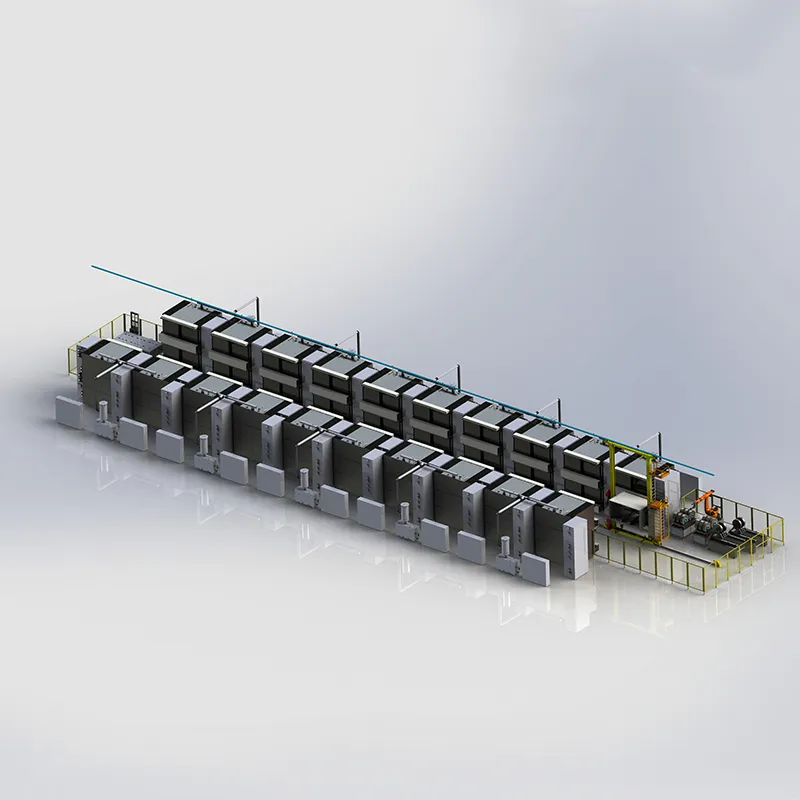 Автоматическая линия сушки рулонных электродов в туннельной печи.1