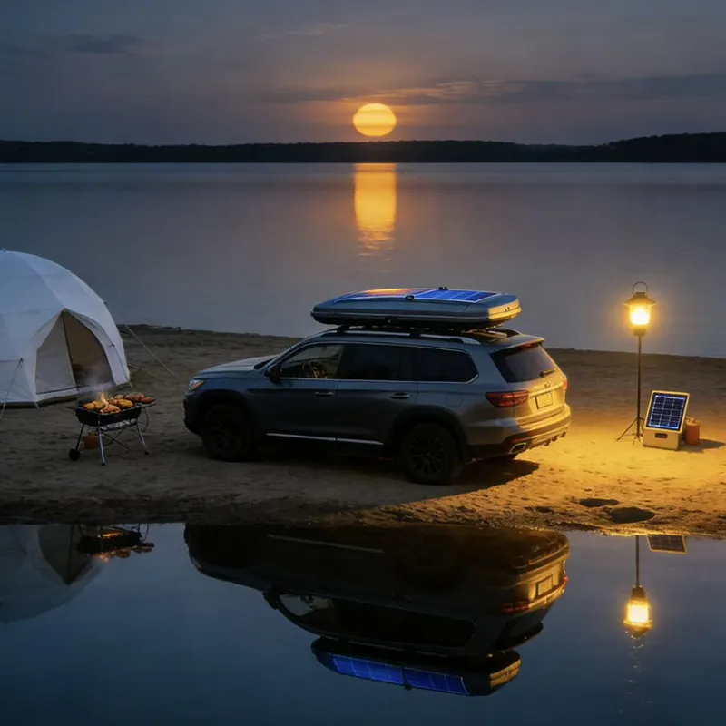 Интеллектуальный фотоэлектрический накопительный автомобильный багажный бокс (6)