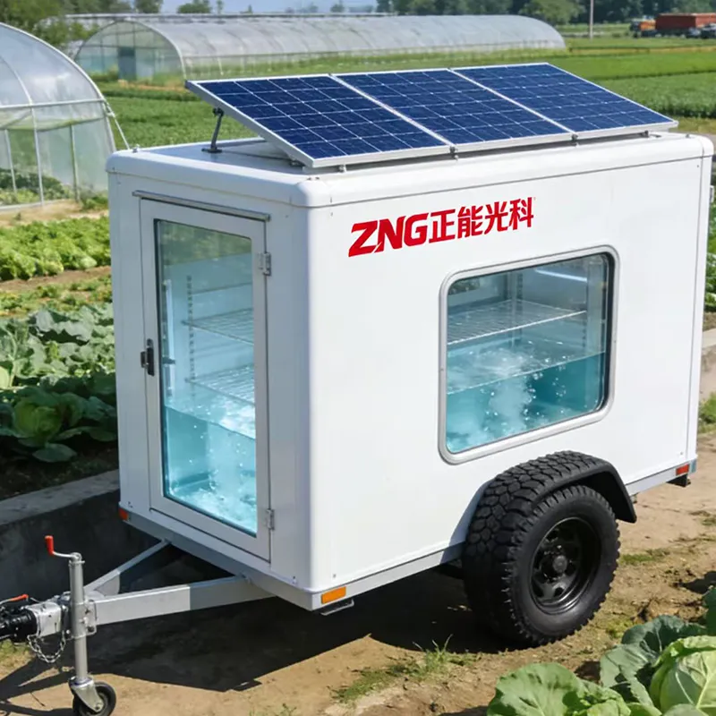 Интеллектуальный фотоэлектрический накопительный мобильный холодильный склад.2