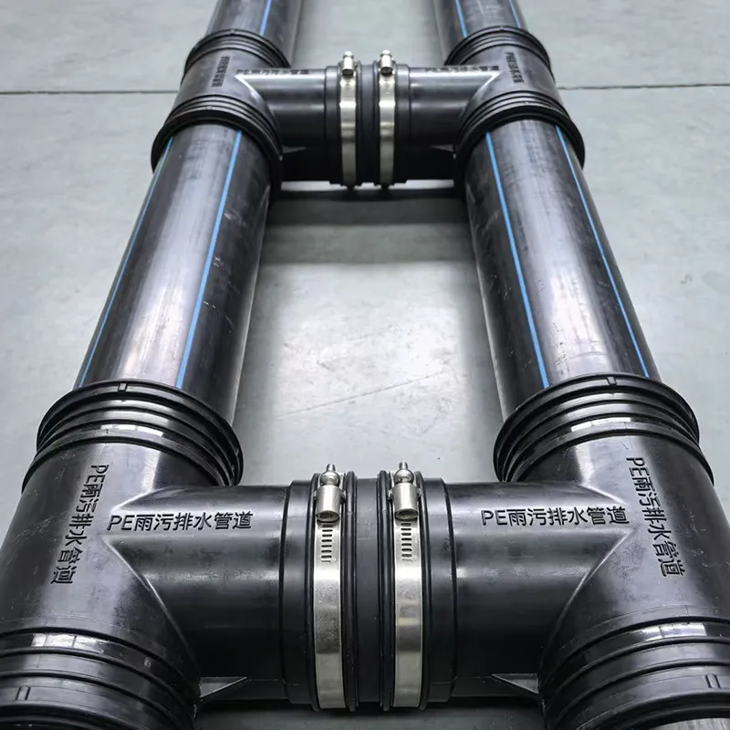 Трубы из ПЭ для дождевой и сточной канализации (2)